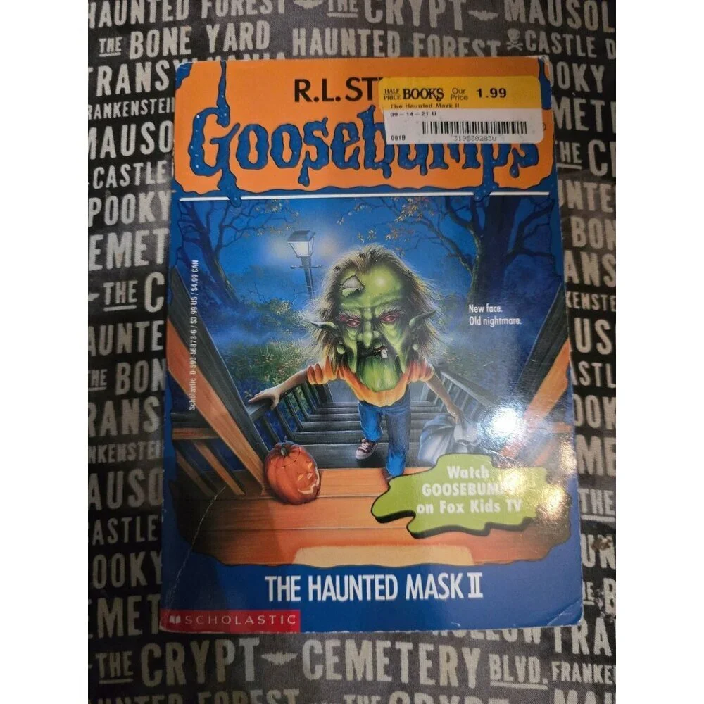 Goosebumps #36 The Haunted Mask II by R.L. Stine Vintage Horror Paperback Book